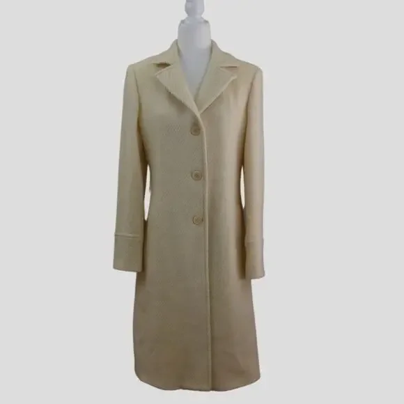 SISLEY Women's Wool Coat Size 10 - Picture 1 of 7